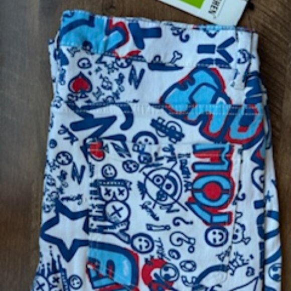 D'ANDIJIESHEN Printed Jeans NWT M Size 34 - Picture 2 of 13